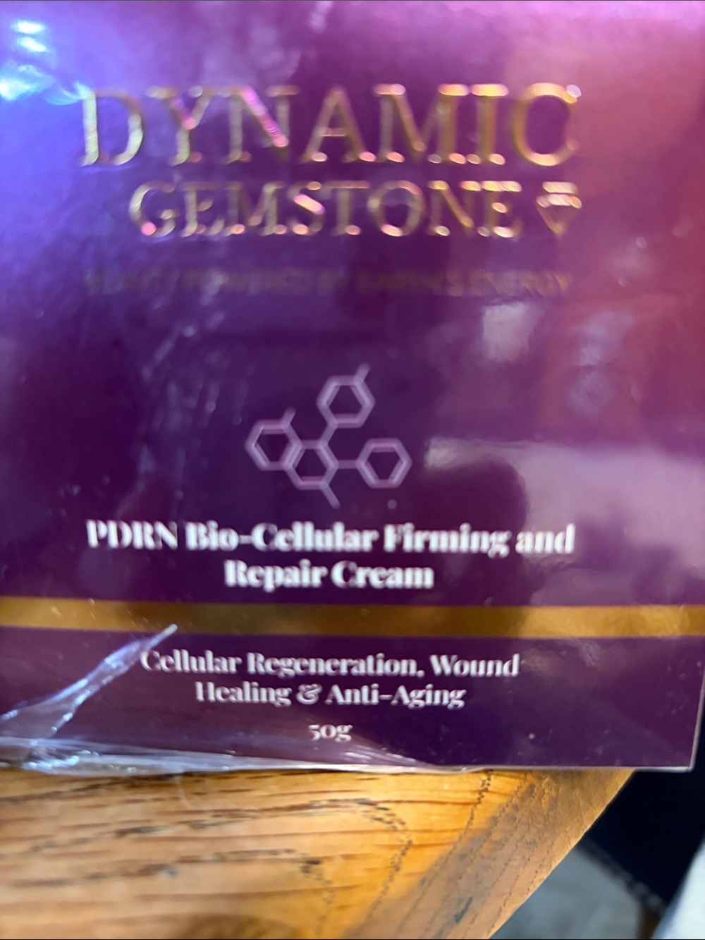 Dynamic Gemstone PDRN Bio-Cellular Firming & Repair Cream - Purple NWT sealed